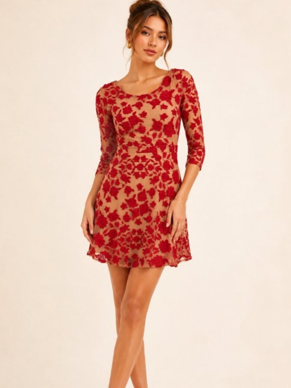 For Love & Lemons Temecula Mini Dress Size M